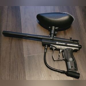 Spyder Aggressor Black Paintball Marker